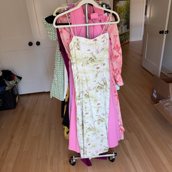 Floral Strapless Dress - Picture 1 of 1